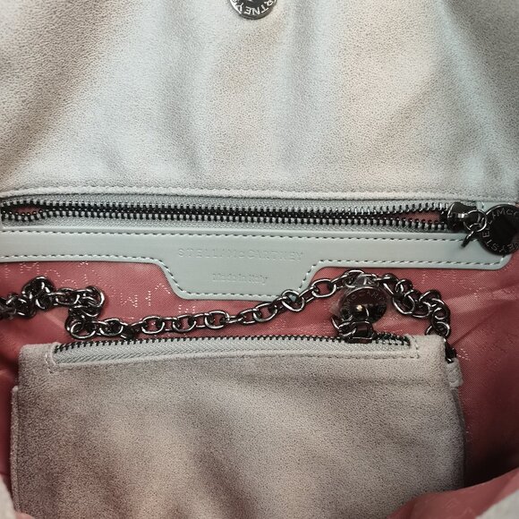NEW STELLA MCCARTNEY  Falabella  Shoulder Bag Metallic Grey - Picture 13 of 14